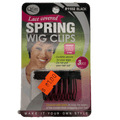 Qfitt Lace Covered Spring Wig Clips