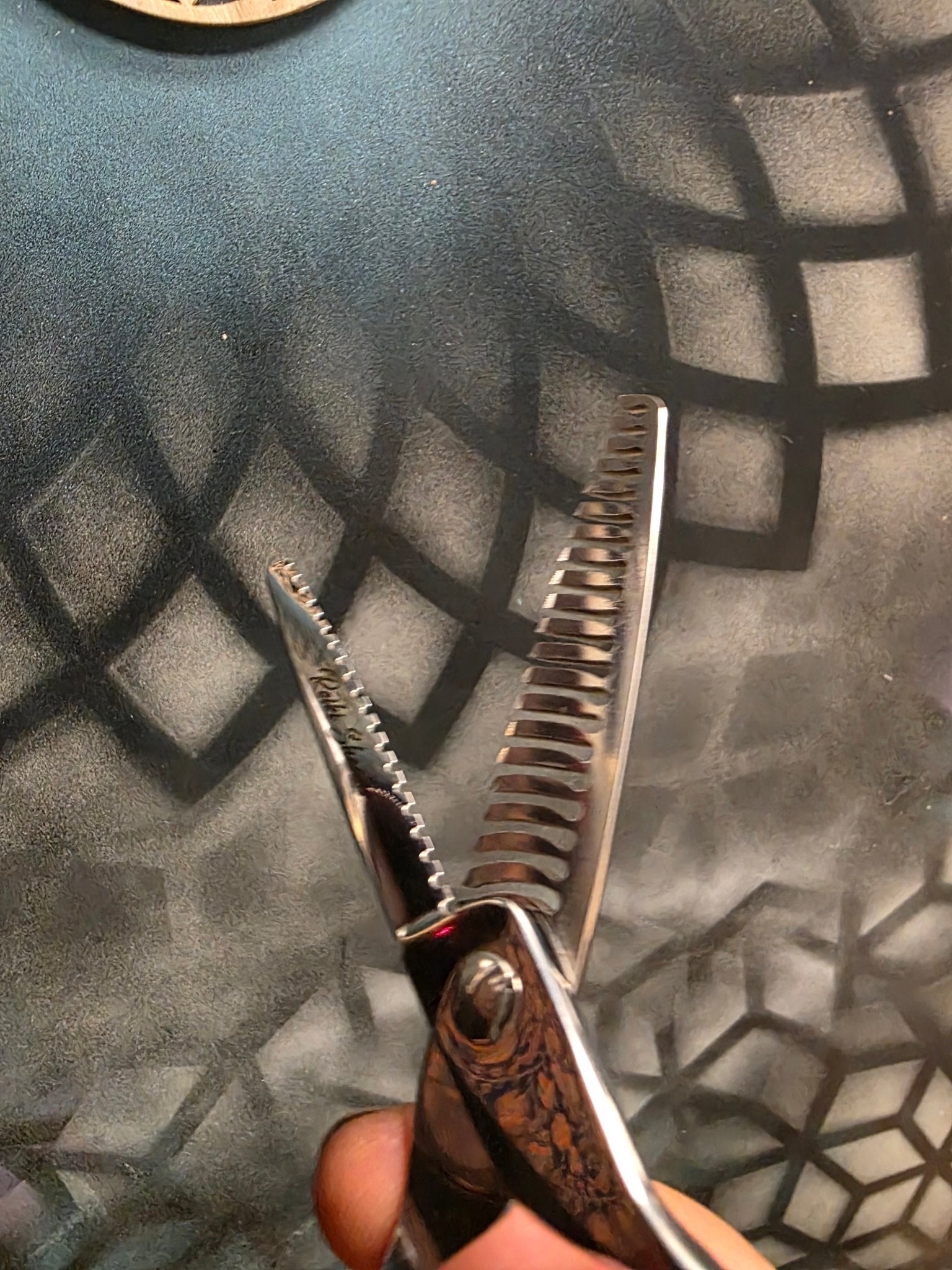 Reiki Shears - Axis Serrated Dual Tooth Blender
