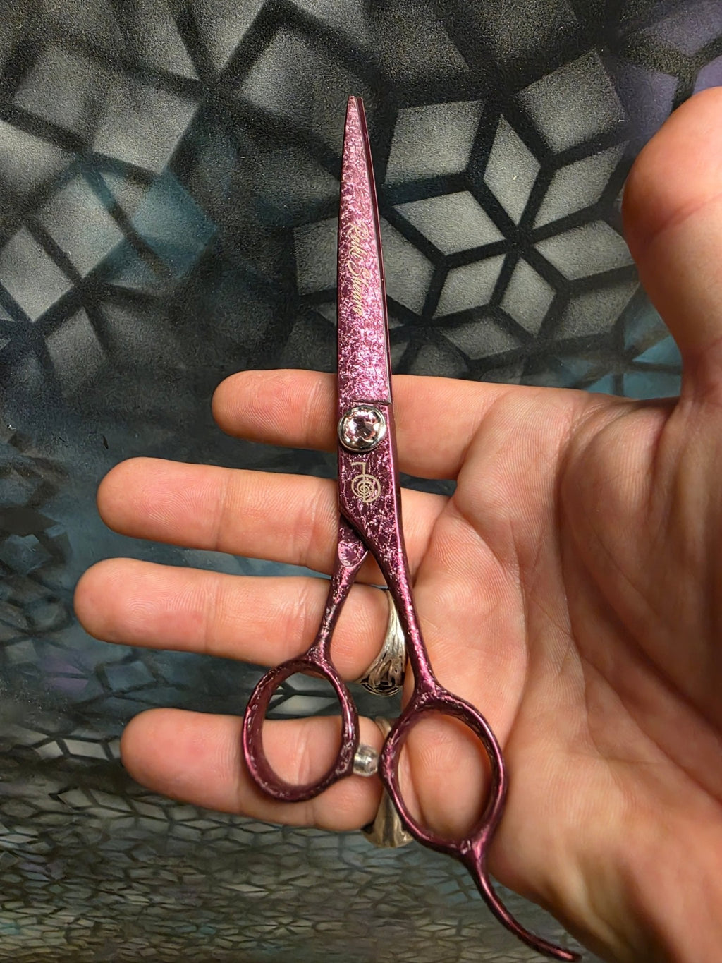Reiki Shears - Pink Unicorn Reverse Chunker