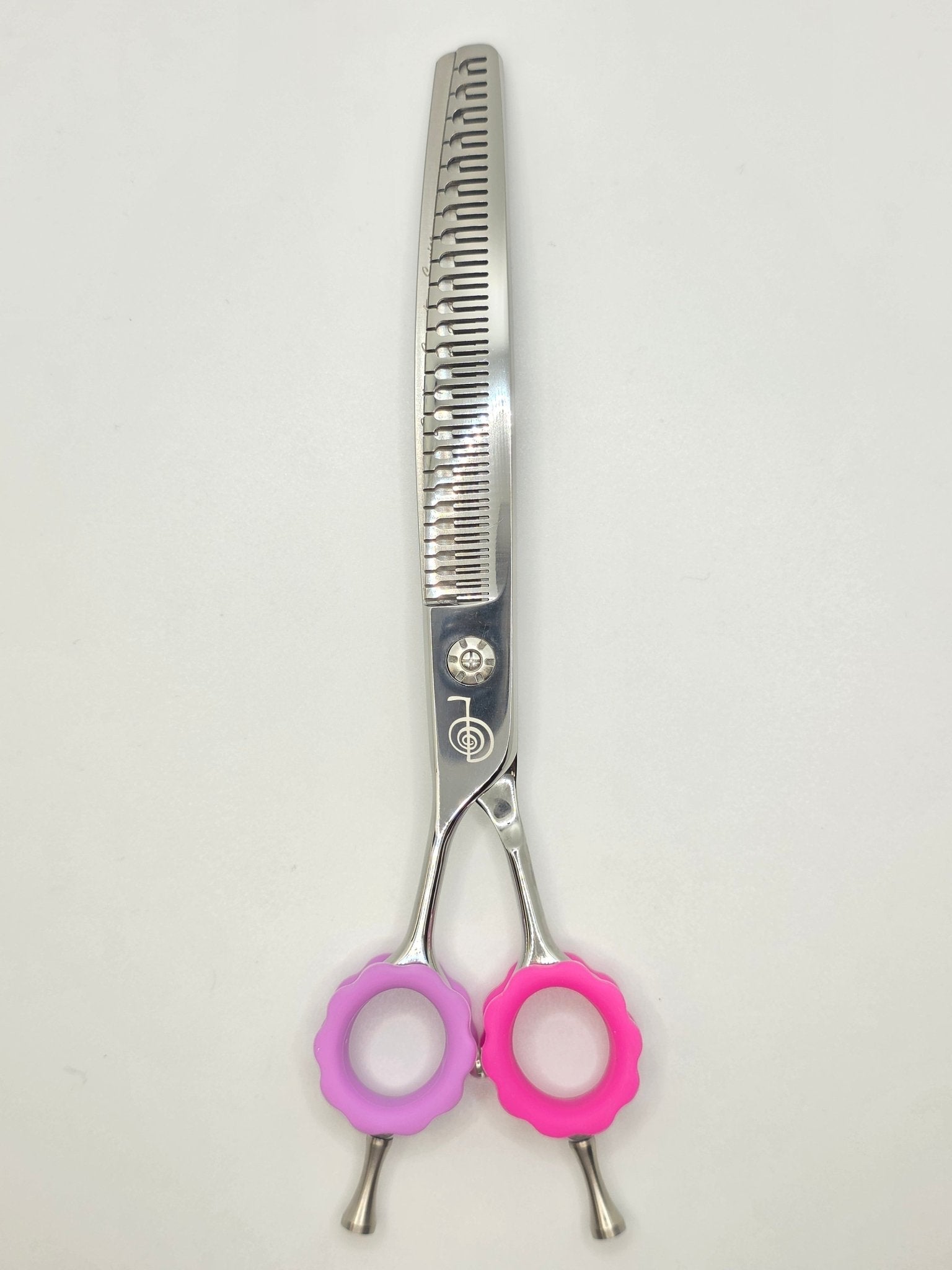 Reiki Shears - Left-Handed Curved Chunker - Southpaw Signature by Cat The Dog Groomer