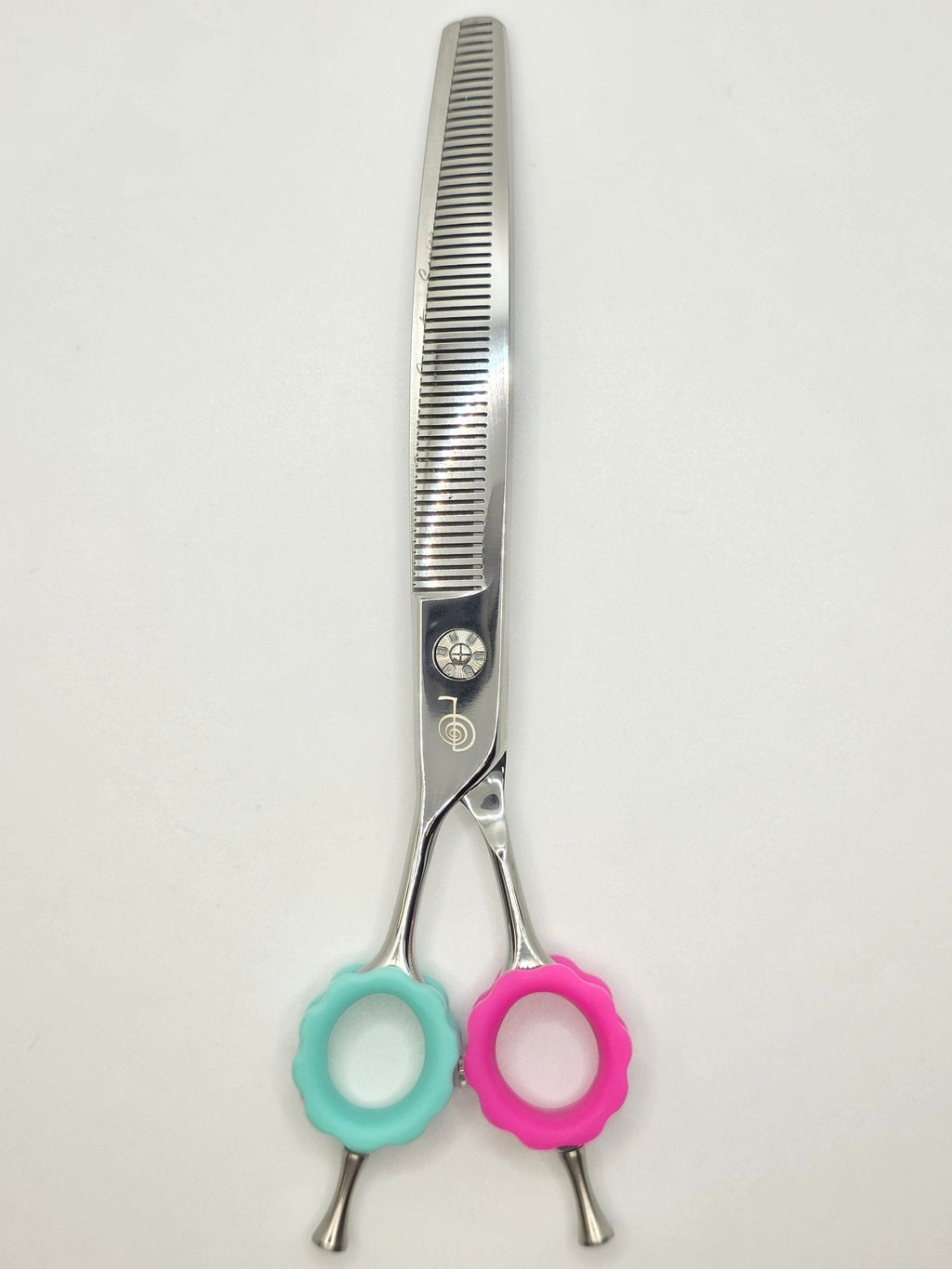 Reiki Shears - Left-Handed Curved Thinner - Southpaw Signature by Cat The Dog Groomer