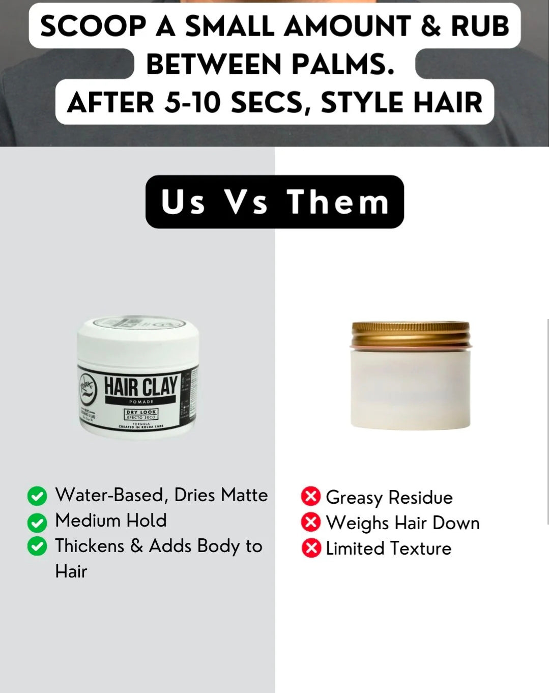 Rolda Hair Clay 5.29 oz.