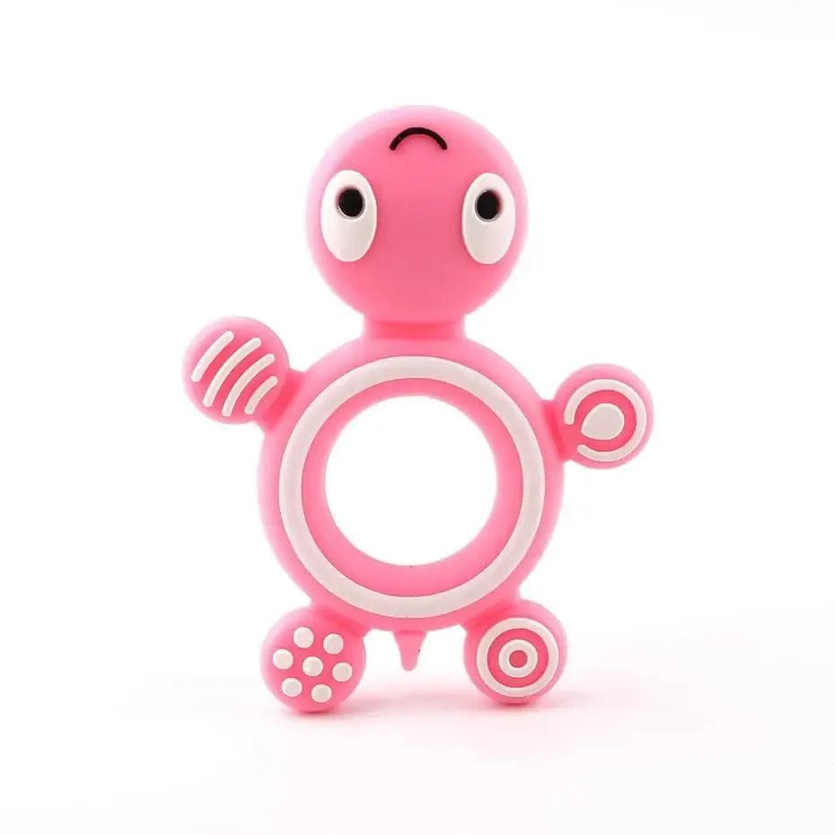 Silicone Baby Teethers Turtle 1PC Food Grade Animal Silicone Tiny Rod Children's Goods Nurse Gift Baby Teether Toys Bite Bites