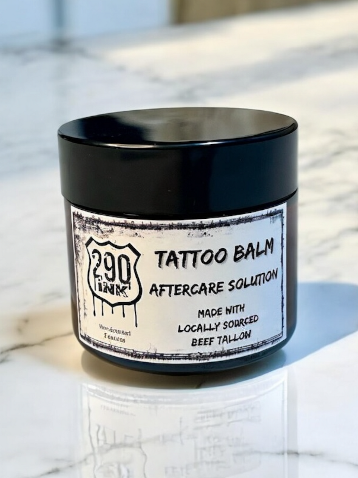 Tattoo Balm, Natural Beef Tallow Formula (2oz)