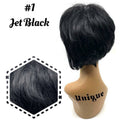 Unique 100% Human Hair Full Wig Style A9