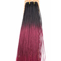 Unique Micro Braid 14" T1B Burgundy 100% Human Hair New With Tags