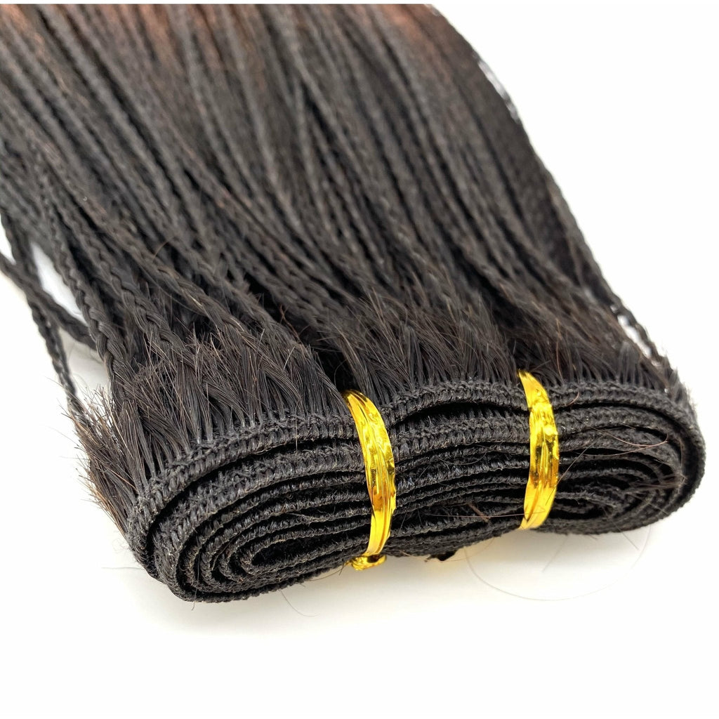 Unique Micro Braid 14" T1B Burgundy 100% Human Hair New With Tags