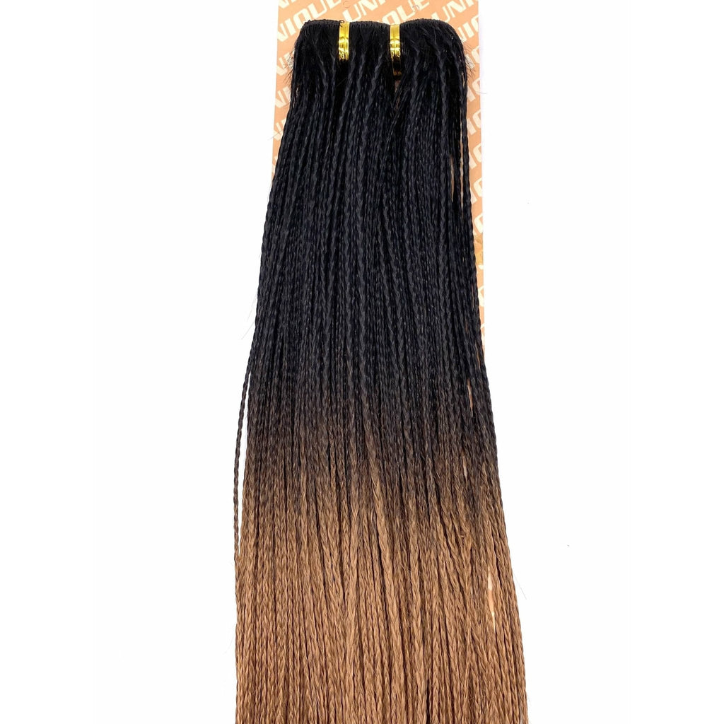 Unique Micro Braid 14" T1B Burgundy 100% Human Hair New With Tags