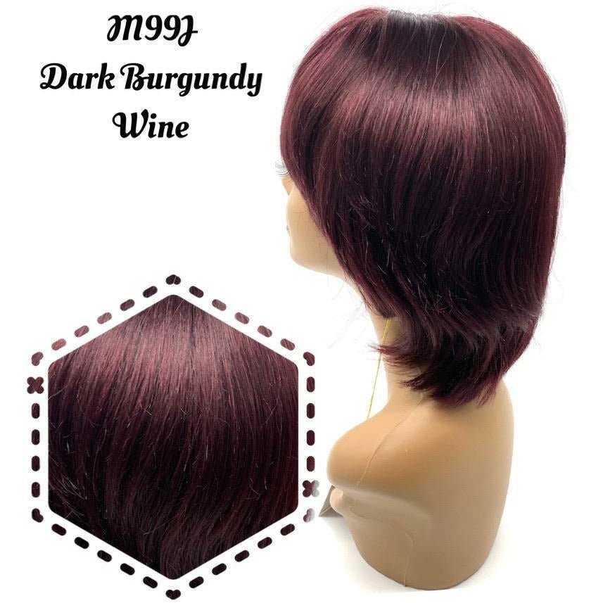 Unique 100% Human Hair Full Wig Style B1 New With Tags