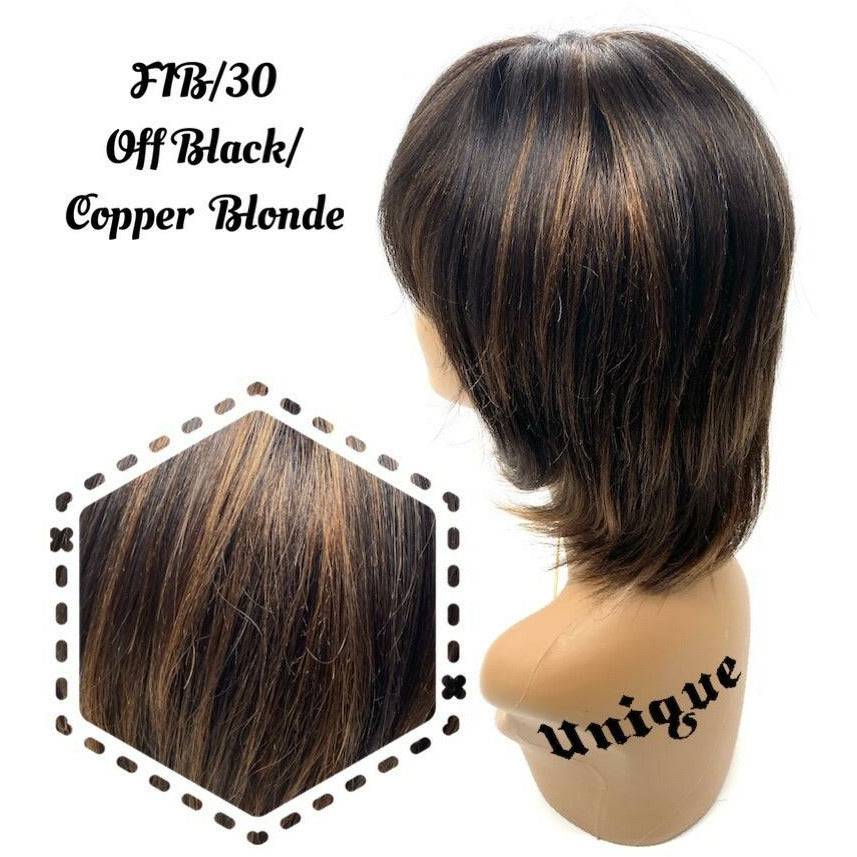 Unique 100% Human Hair Full Wig Style B1 New With Tags