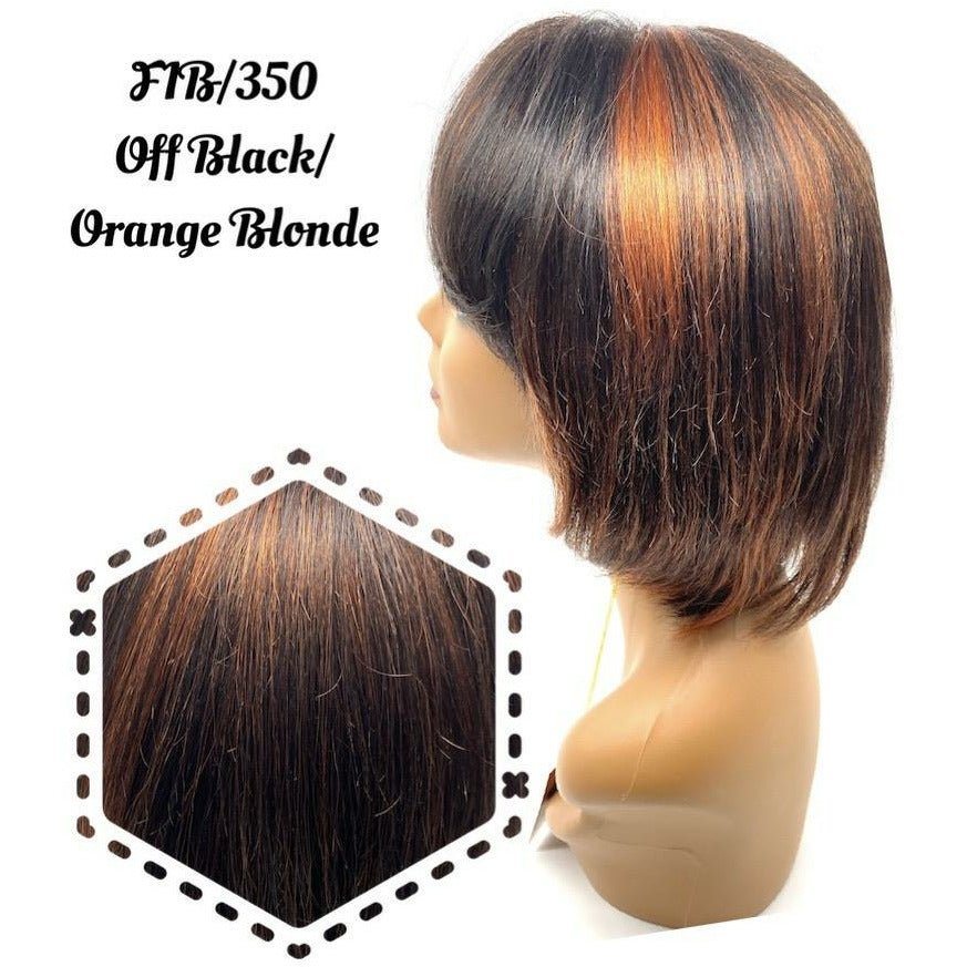 Unique 100% Human Hair Full Wig Style B1 New With Tags