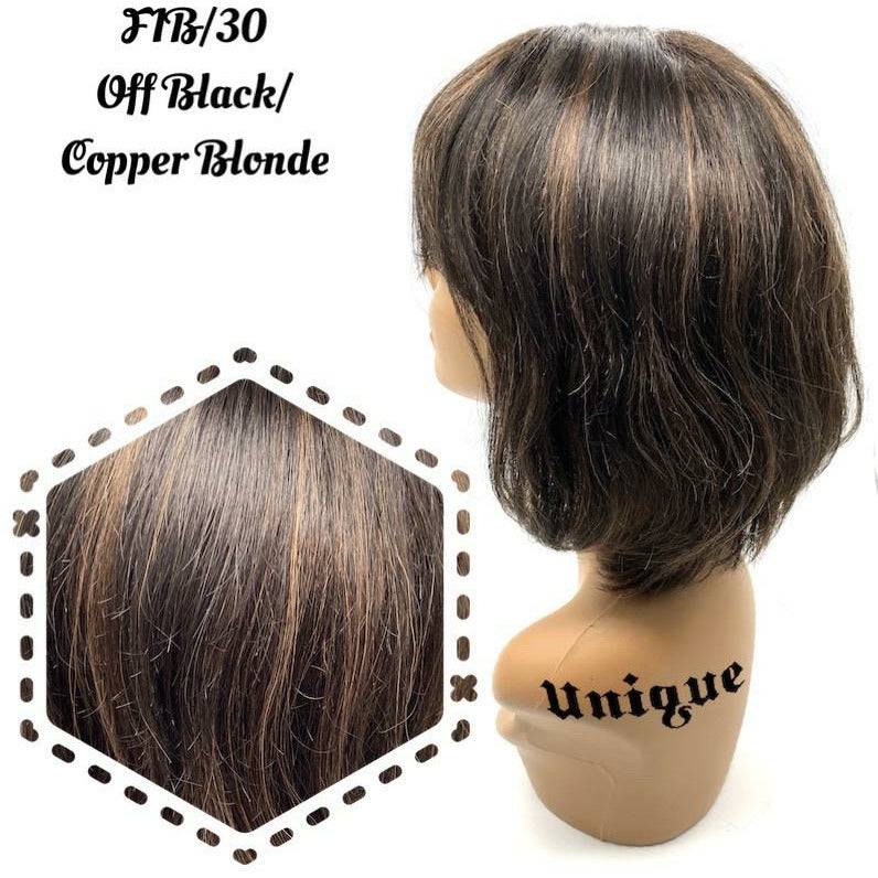 Unique 100% Human Hair Full Wig Style T Hairpiece