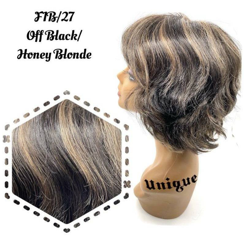 Unique 100% Human Hair Full Wig Style W