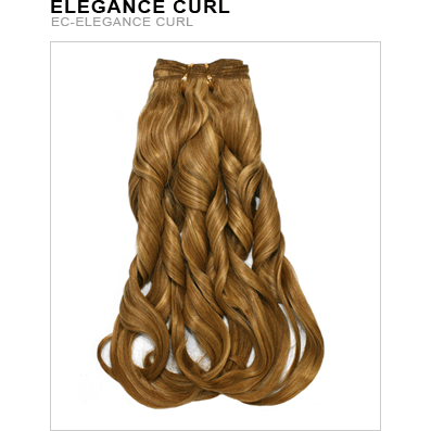 Unique's Human Hair Elegance Curl Hairpiece - Choose Size