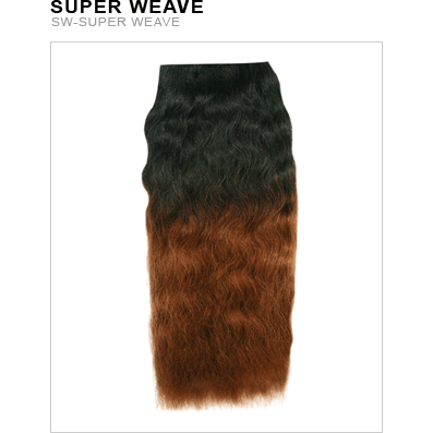 Unique's Human Hair Super Weave Wet & Wavy 12 Inch Hairpiece