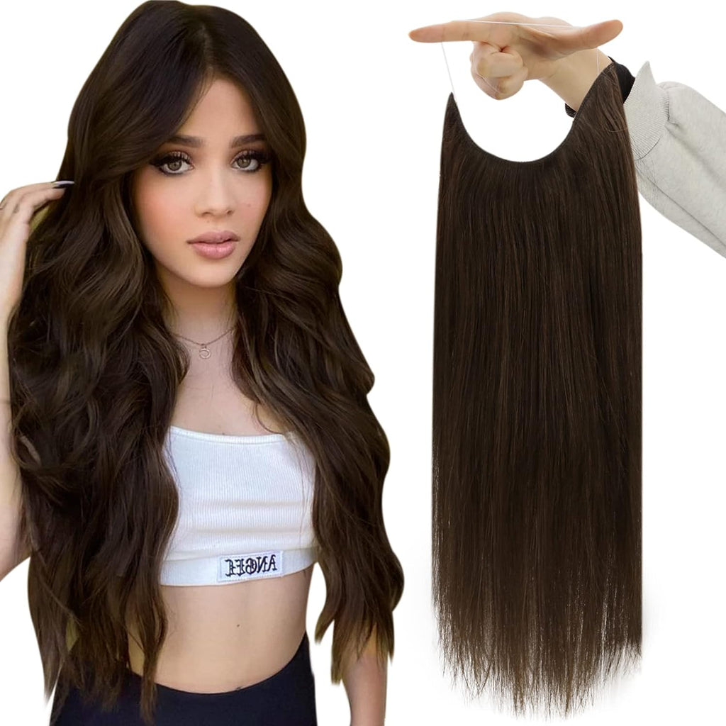 VIP BandX Halo Silky Straight 24" with Clip Hair Extension