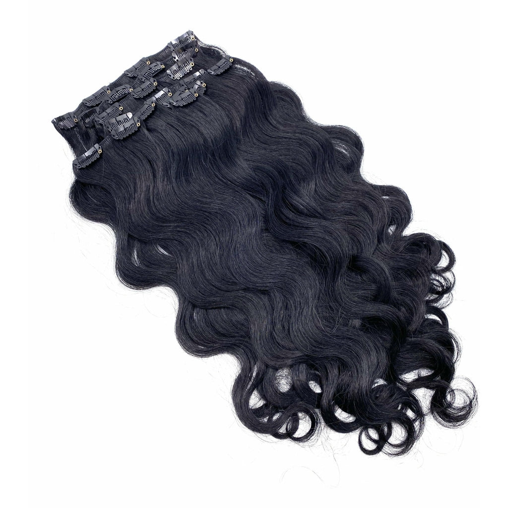 VIP Clip Hair Extensions Body Wave 18" ClipeX System - Choose Style