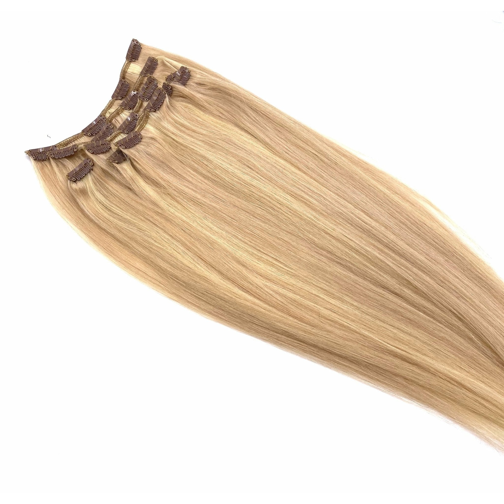 VIP Clip Extensions / Silky Straight 18" - ClipeX System