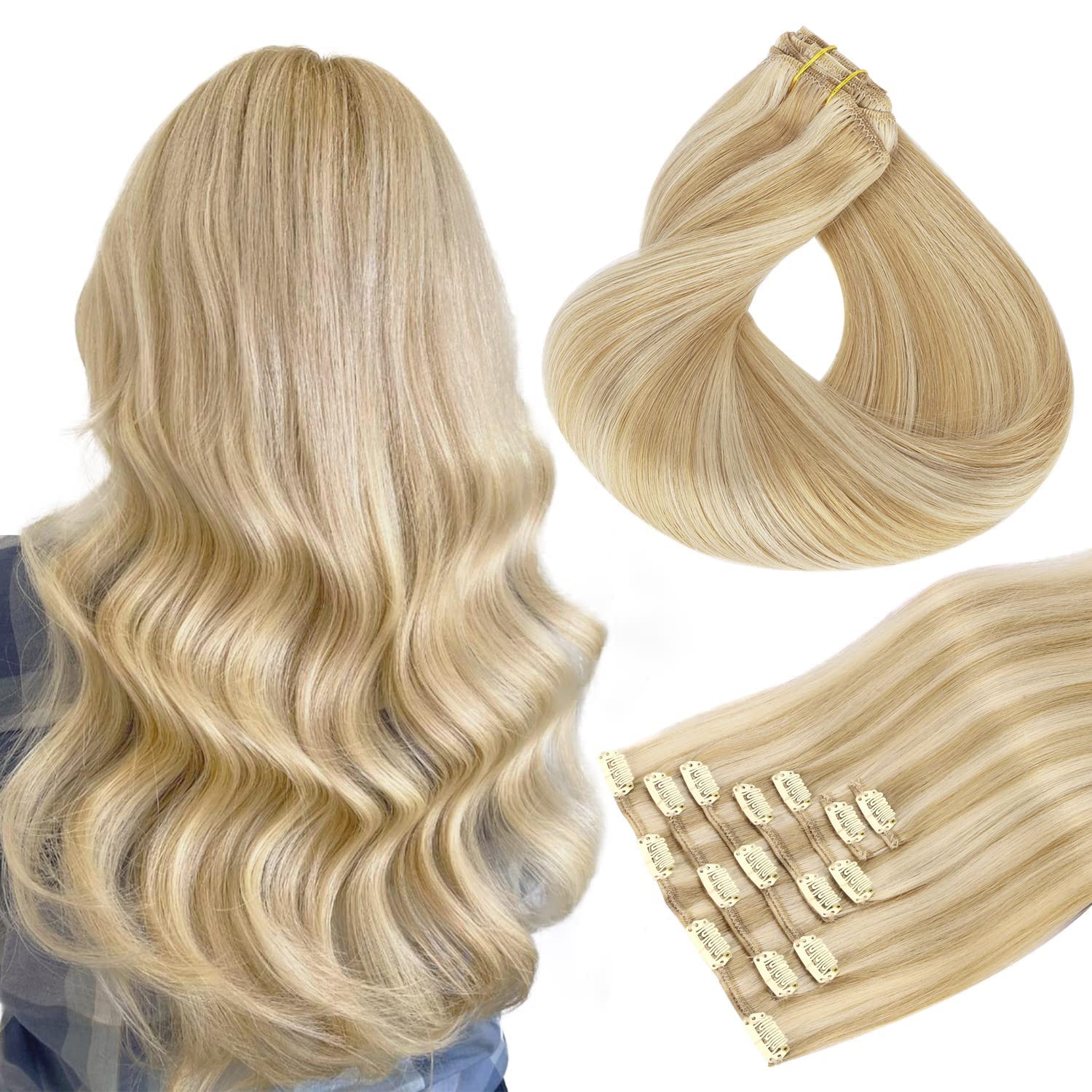 VIP Clip Extensions / Silky Straight 24" (170 g) - ClipeX System