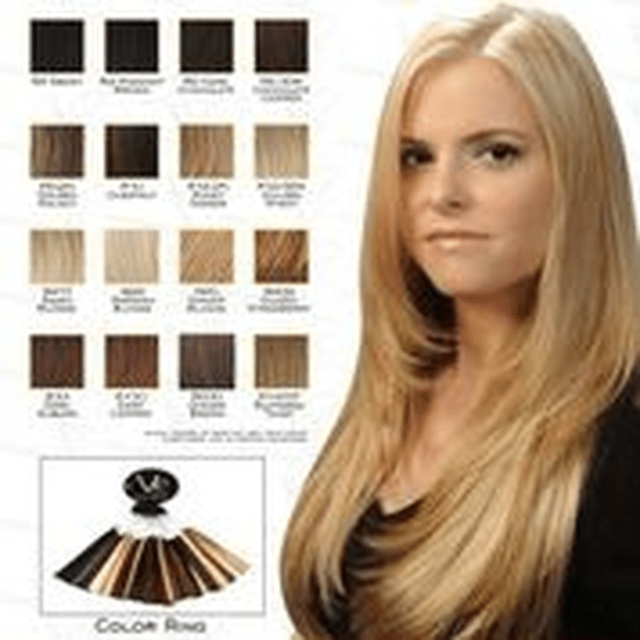VIP Collection Synthetic Clip-In Hair Extensions Garnet