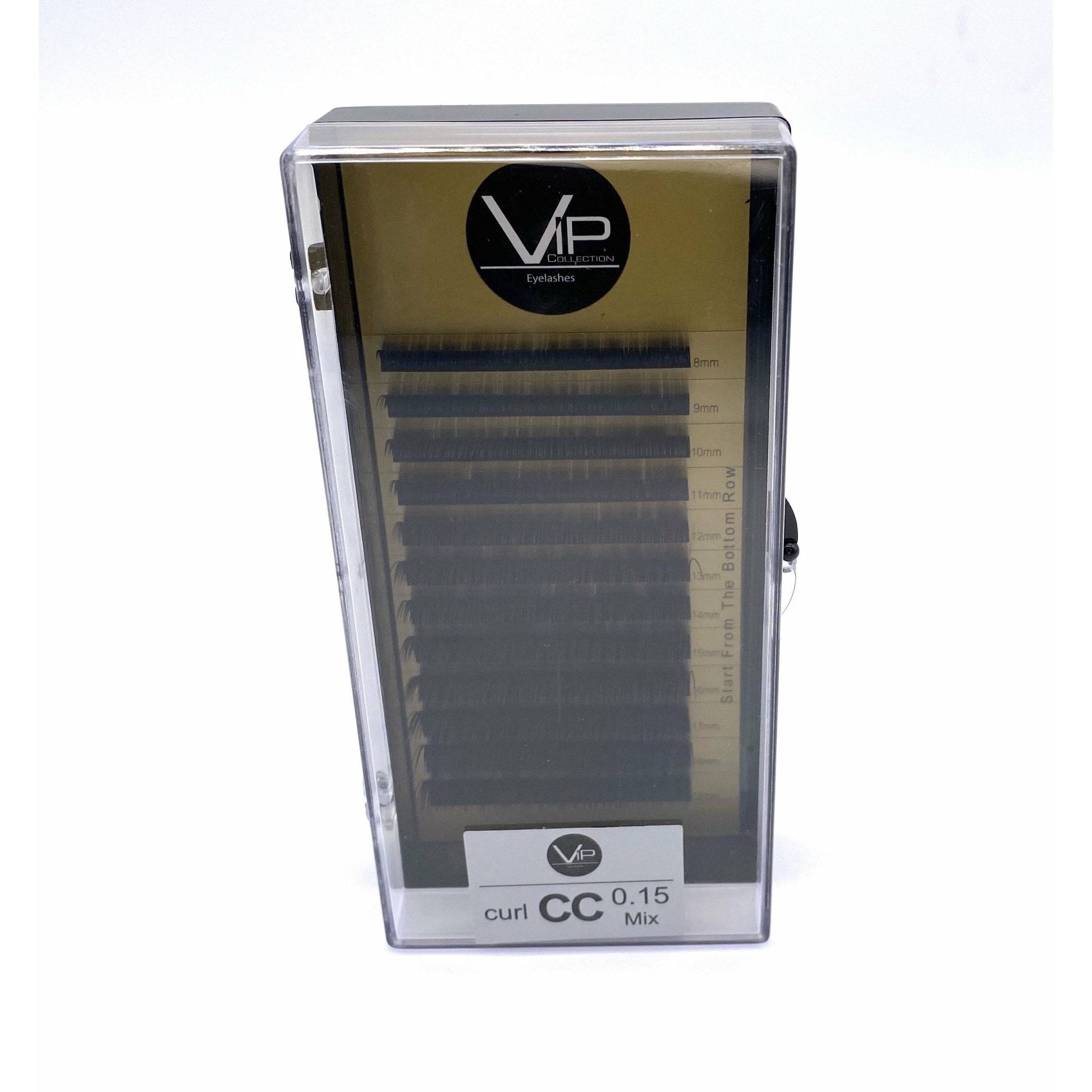 VIP Faux Mink Eyelash Extensions 12 Lines CC Curl Mix 0.15 mm - Pick Size