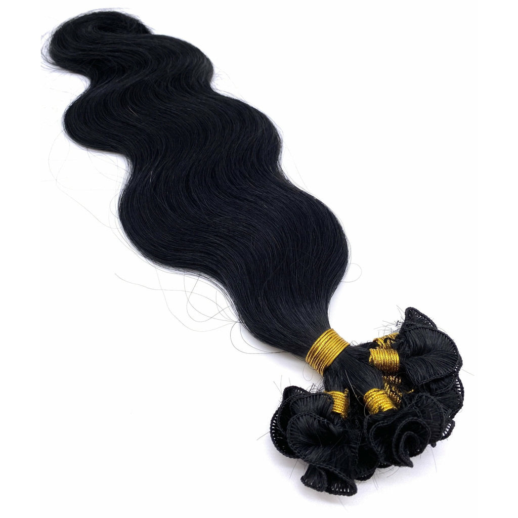 VIP Hand Made System Wavy 18" Hair Extensions New With Tags