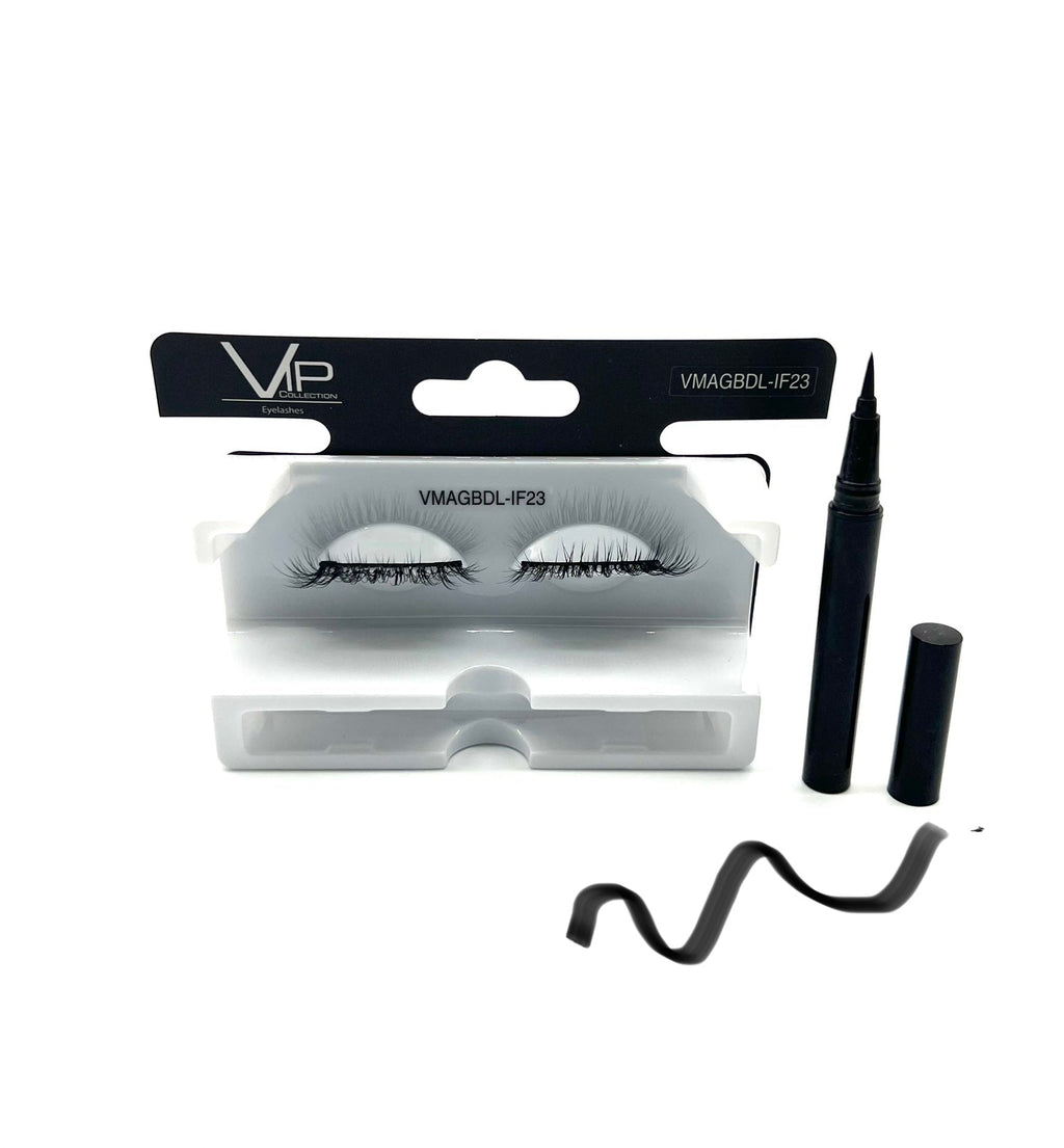 VIP Invisible Magnetic Band Eyelashes False Lashes - Choose Style