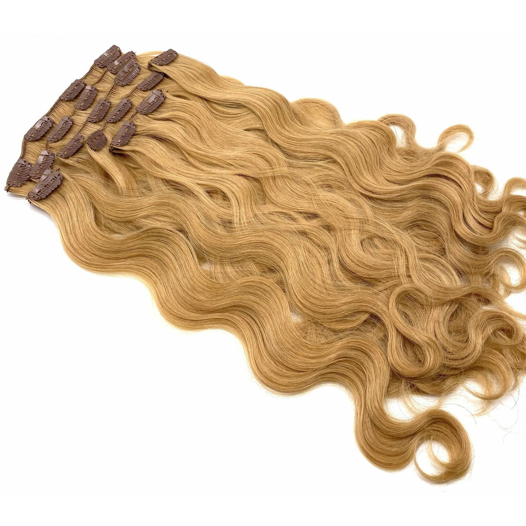 VIP M-Tip System Tape Hair Extensions 100 Strands Wavy 18"