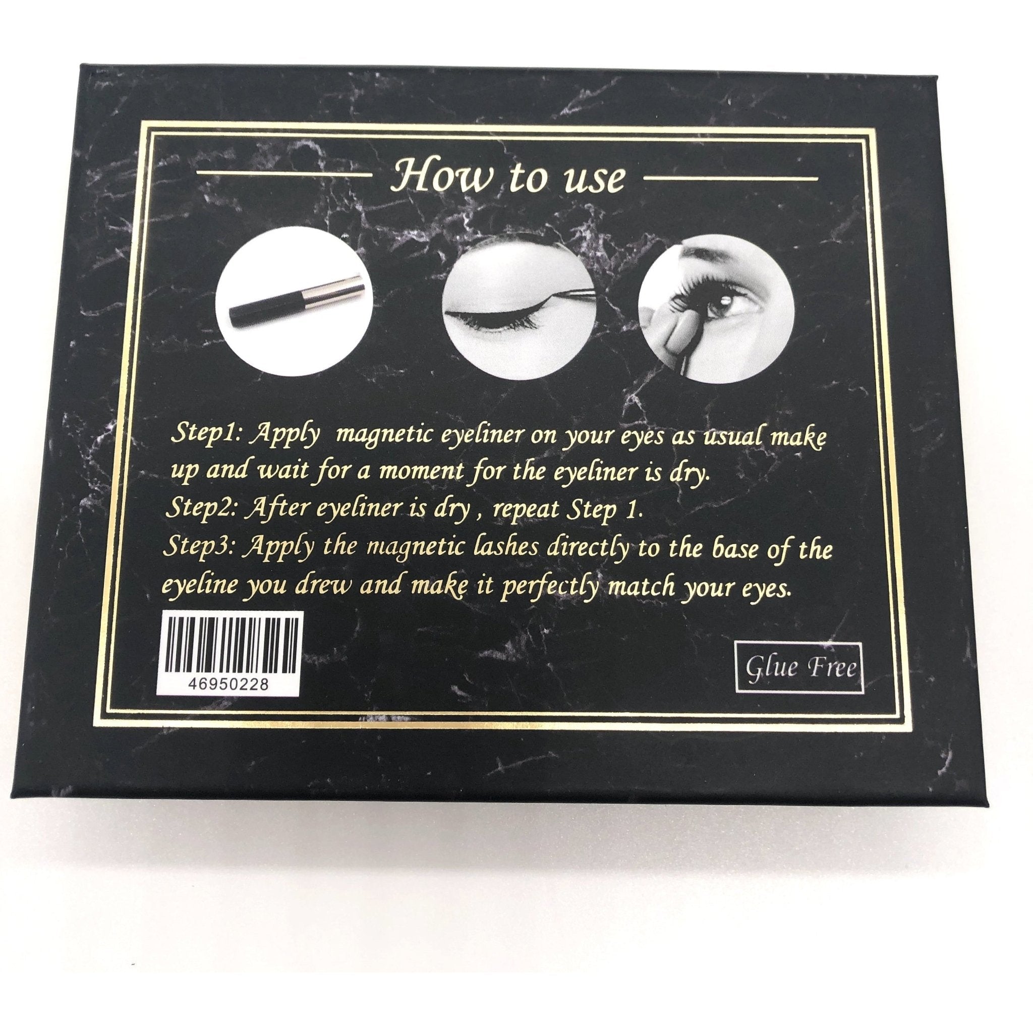 VIP Magnetic Lashes with Magnetic Eyeliner, 2 Pairs