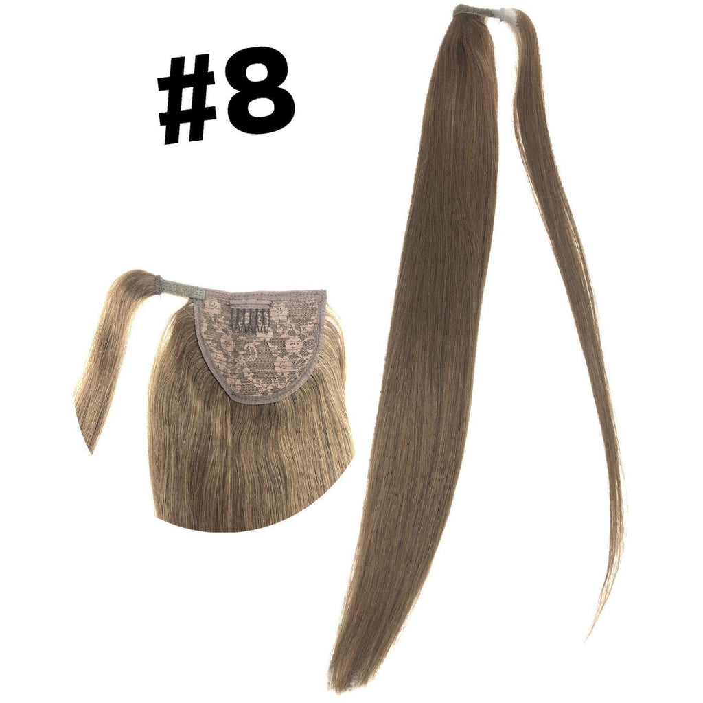 VIP Ponytail Silky 24" (100 Grams) 100% Human Hair Extension