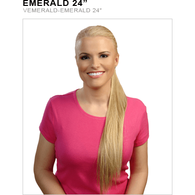 VIP Extensions Synthetic Hair Pieces Emerald