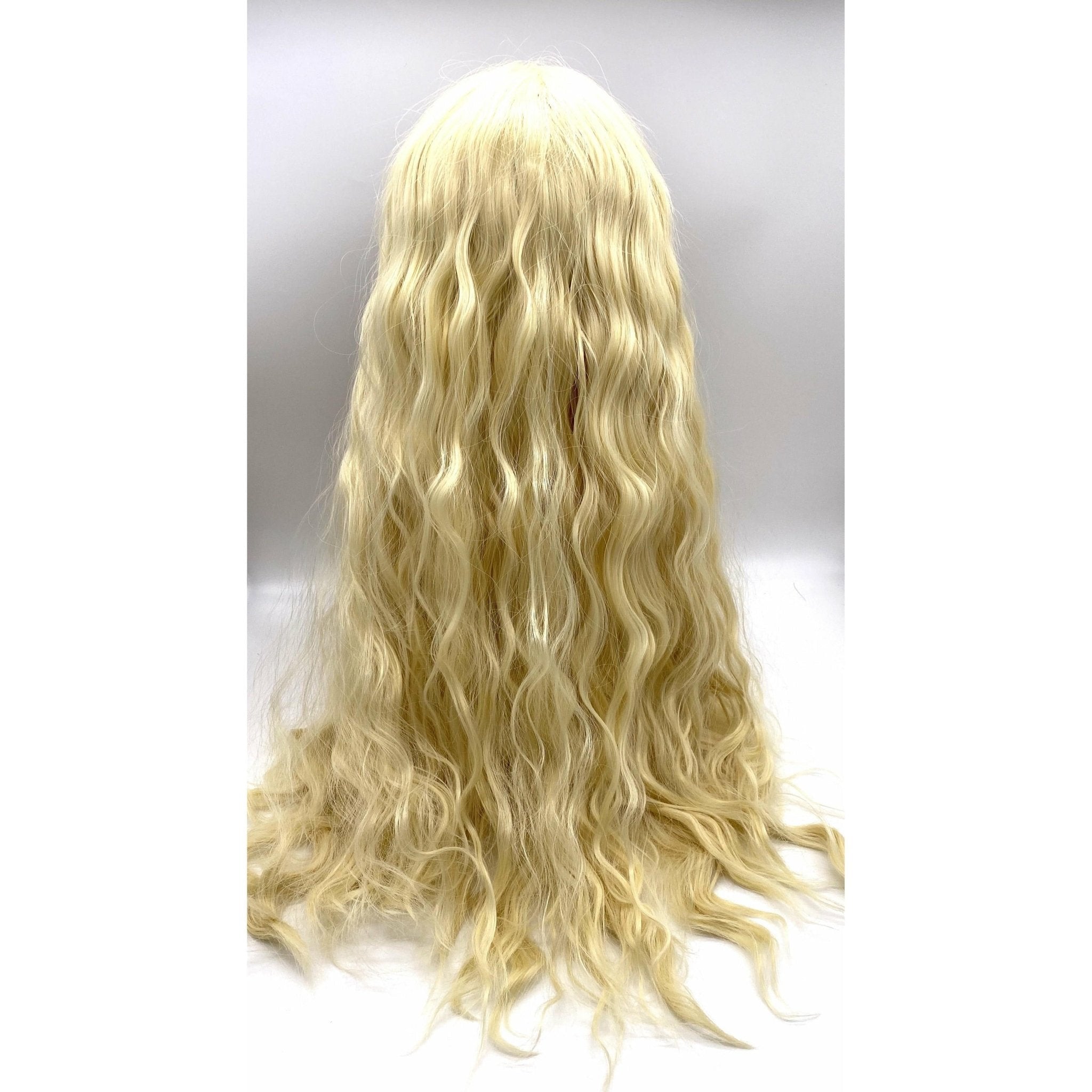 VIP Extensions Bleach Blonde Wavy Synthetic Lace Front Wig, 24", Color 613 (5)
