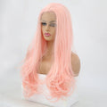 VIP Extensions Peach Pink Body Wave Synthetic Lace Front Wig, 24", Color 2335 (36)