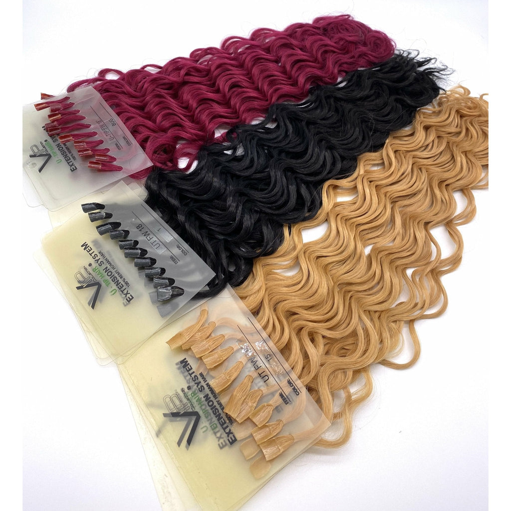 VIP U-Tip System Curly 18" Hair Extensions